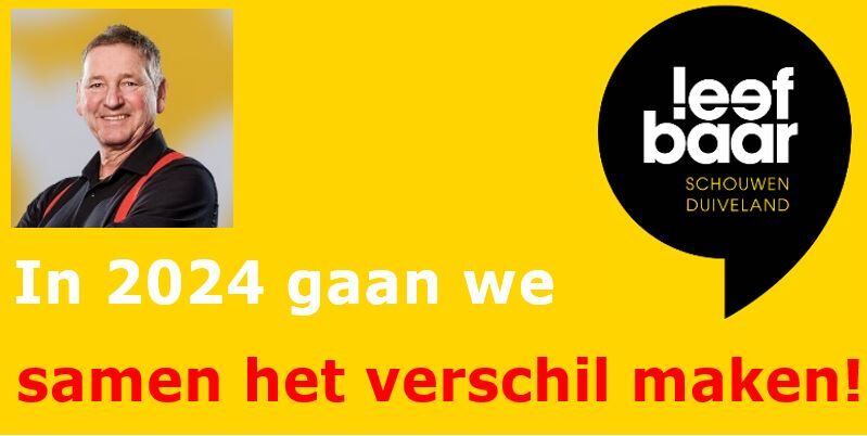 In 2024 gaan we samen het verschil maken!